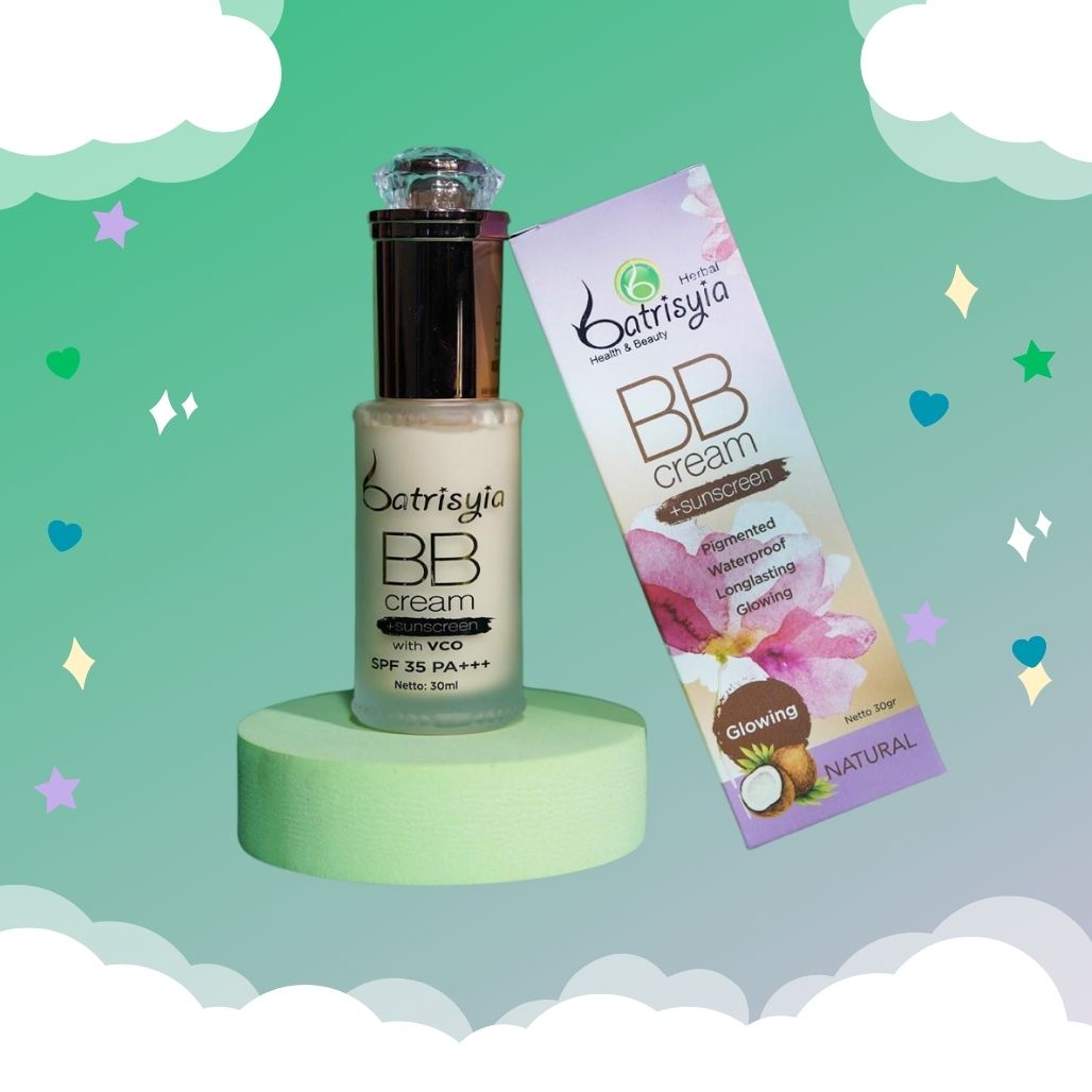  BB Cream Sunscreen with VCO & SPF 35+++ Batrisyia Herbal